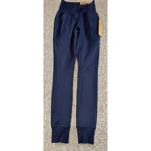 Avalanche Outdoor Pants Womens Size XS Drawstring Navy Blue Joggers Leggings NWT
